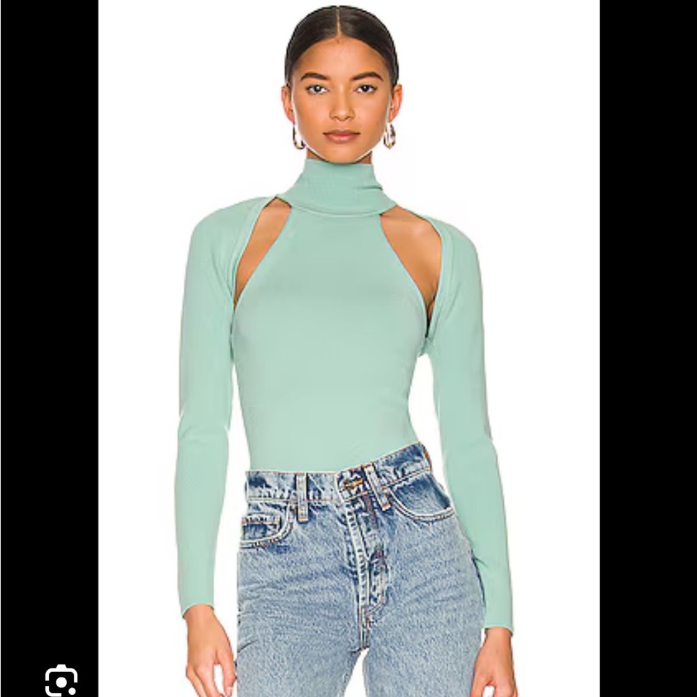 Alice + Olivia Jeremy Tank & Shrug Bolero In Breeze NWT